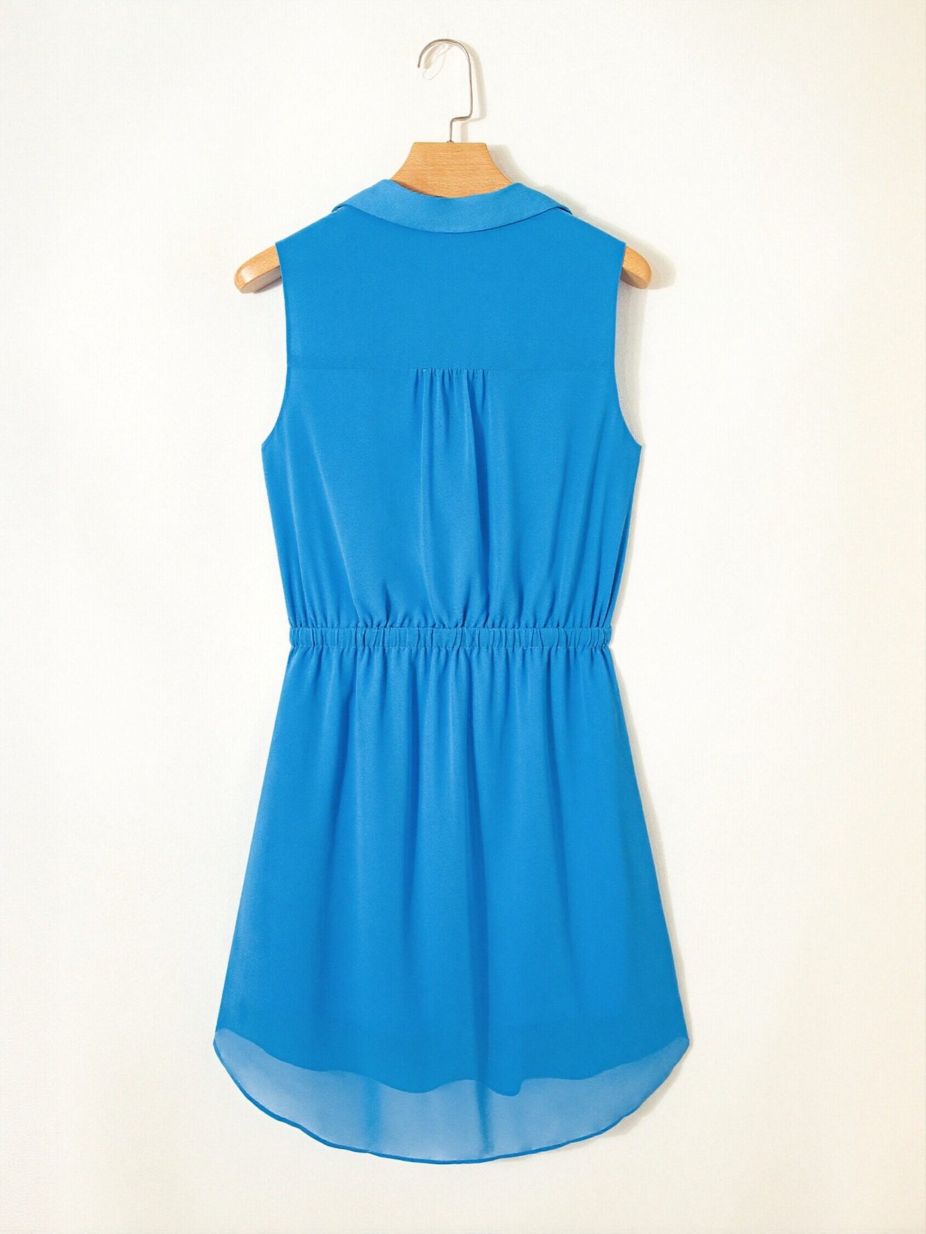Sleeveless Button Down Casual Dress