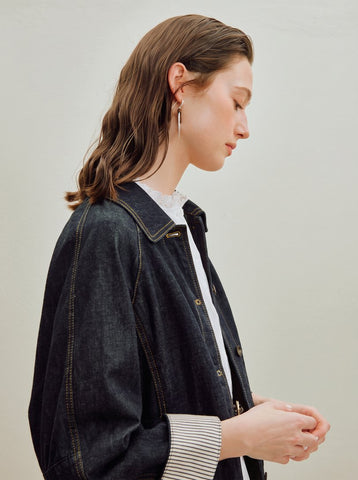 Organic Cotton Relaxed Denim Jacket