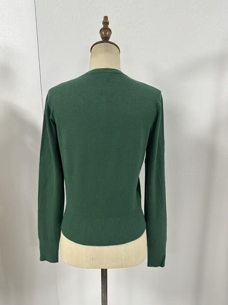 Soft Crewneck Button Up Cardigan