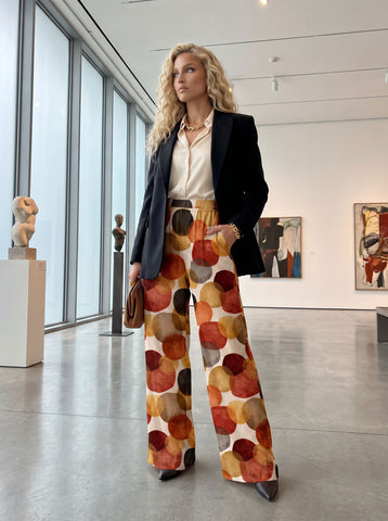 Mahlet B's Abstract Circle Print Pants
