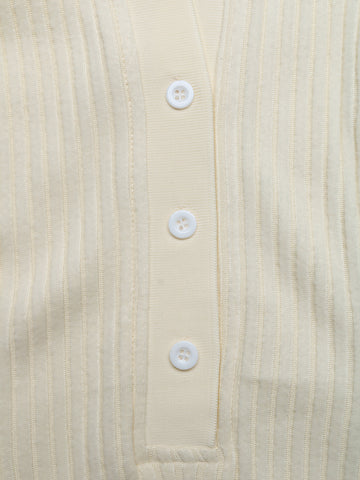 Ribbed Polo Neck Midi Dress