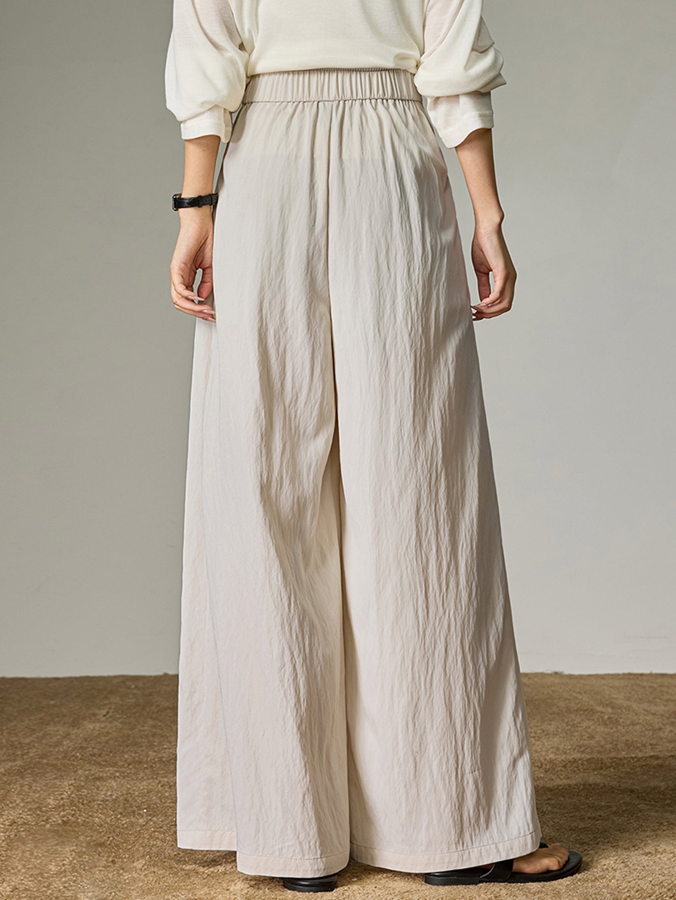 TOYOUTH Tie Front Knot Detail Bohemian Pants