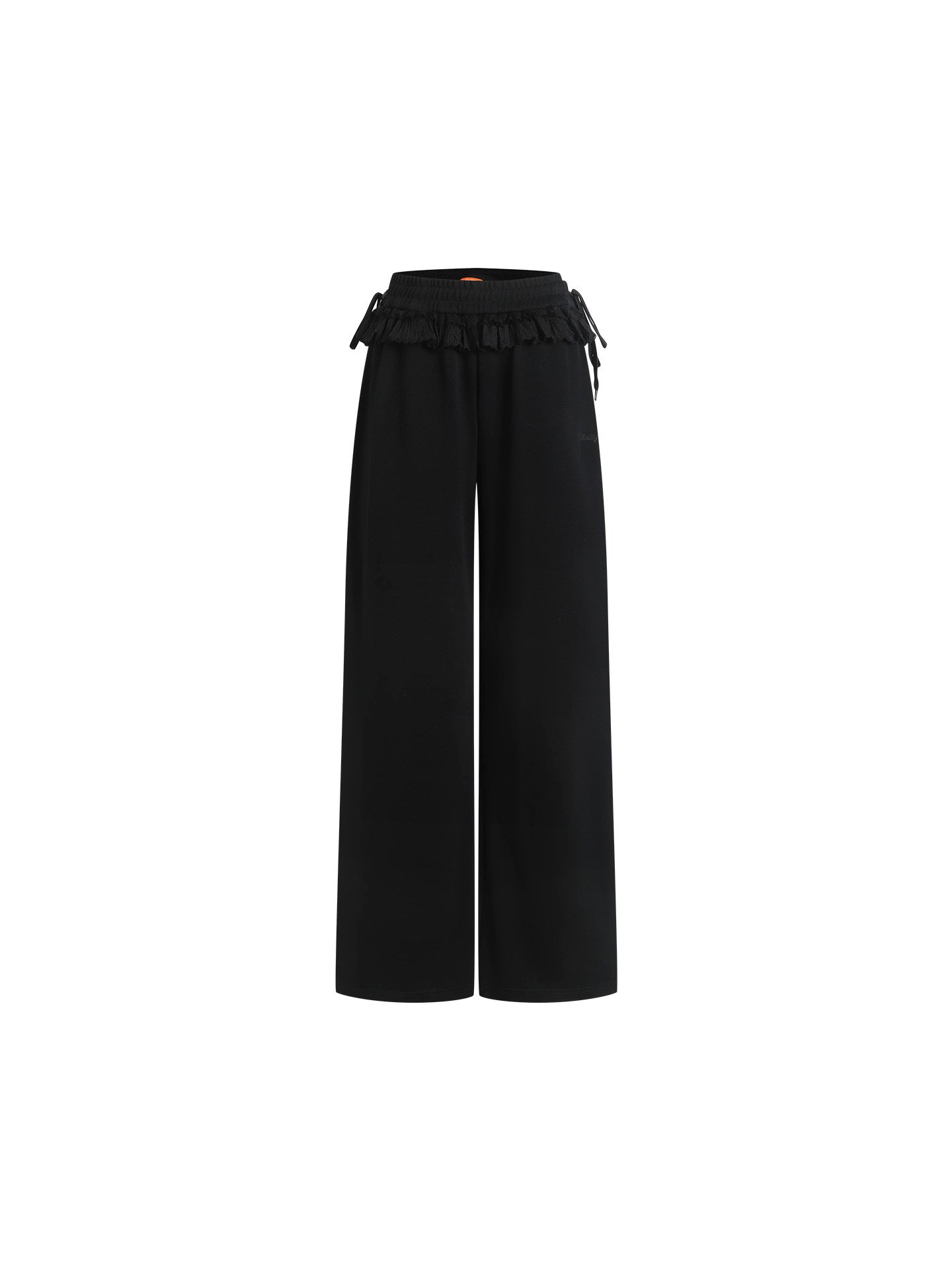 Cozy Bow Detail Wide Leg Pants