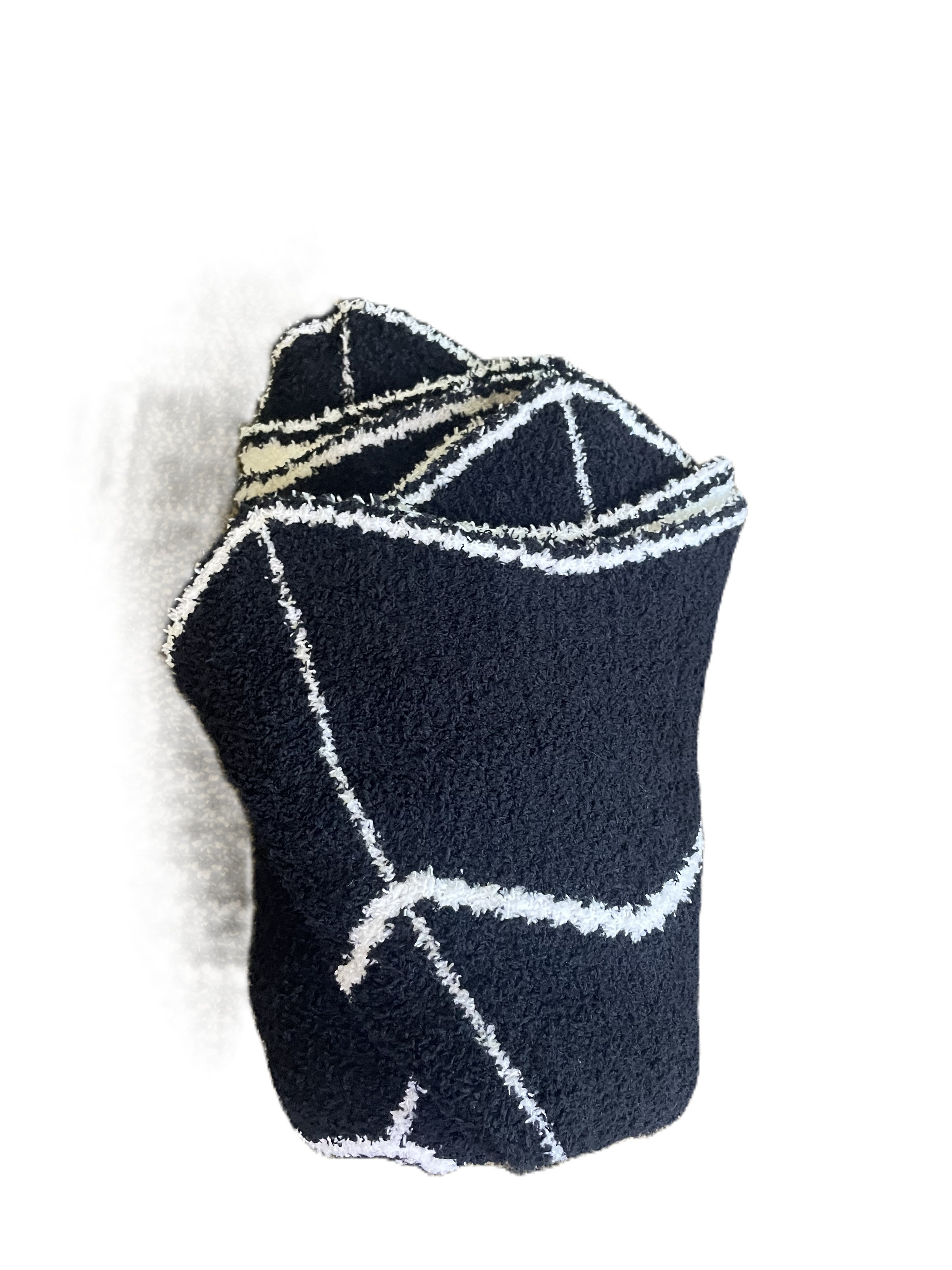Soft Gothic Spider Web Throw Blanket