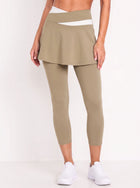 High Waisted Skirted Yoga Leggings