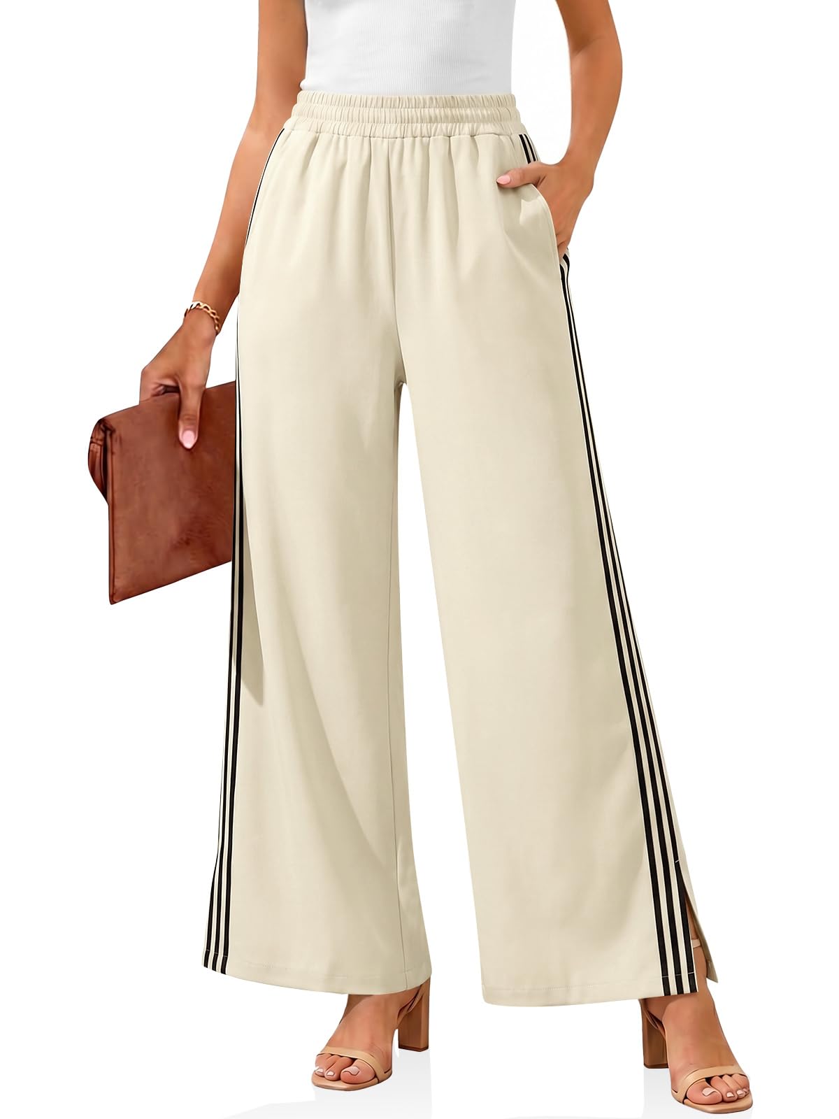 Drapey Loose Fit Casual Pants