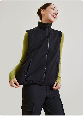 Lightweight Quilted Zip Up Vest