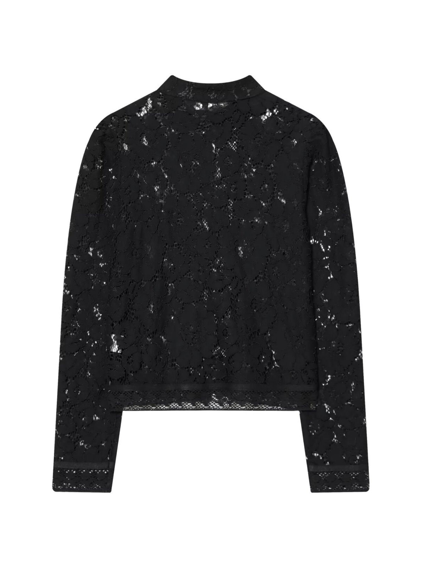 Elegant Floral Lace Blazer Jacket