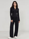 Soft Slimming Full Zip Pant Set