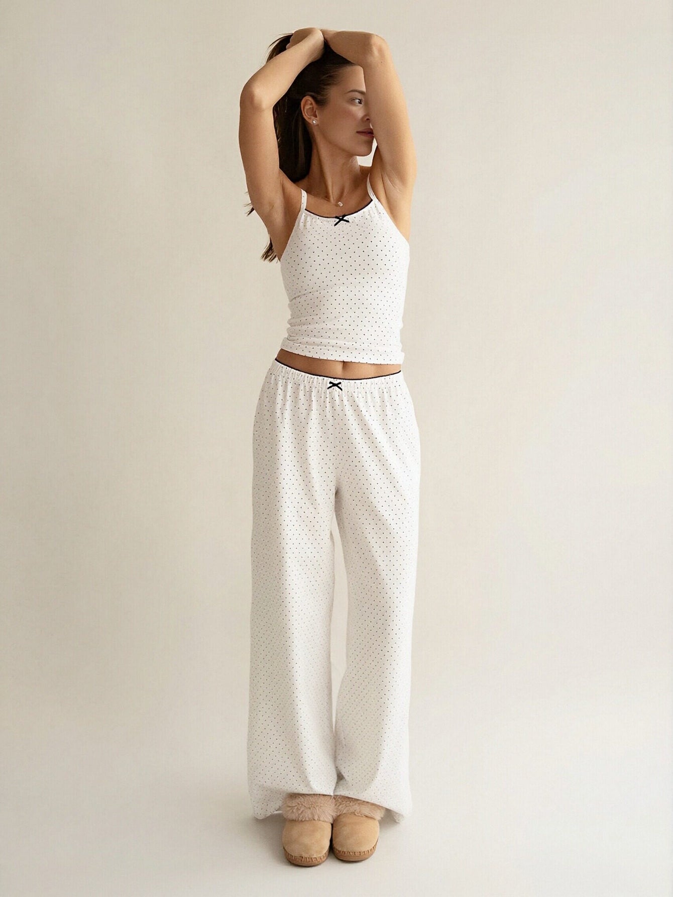 Soft Polka Dot Pajama Set