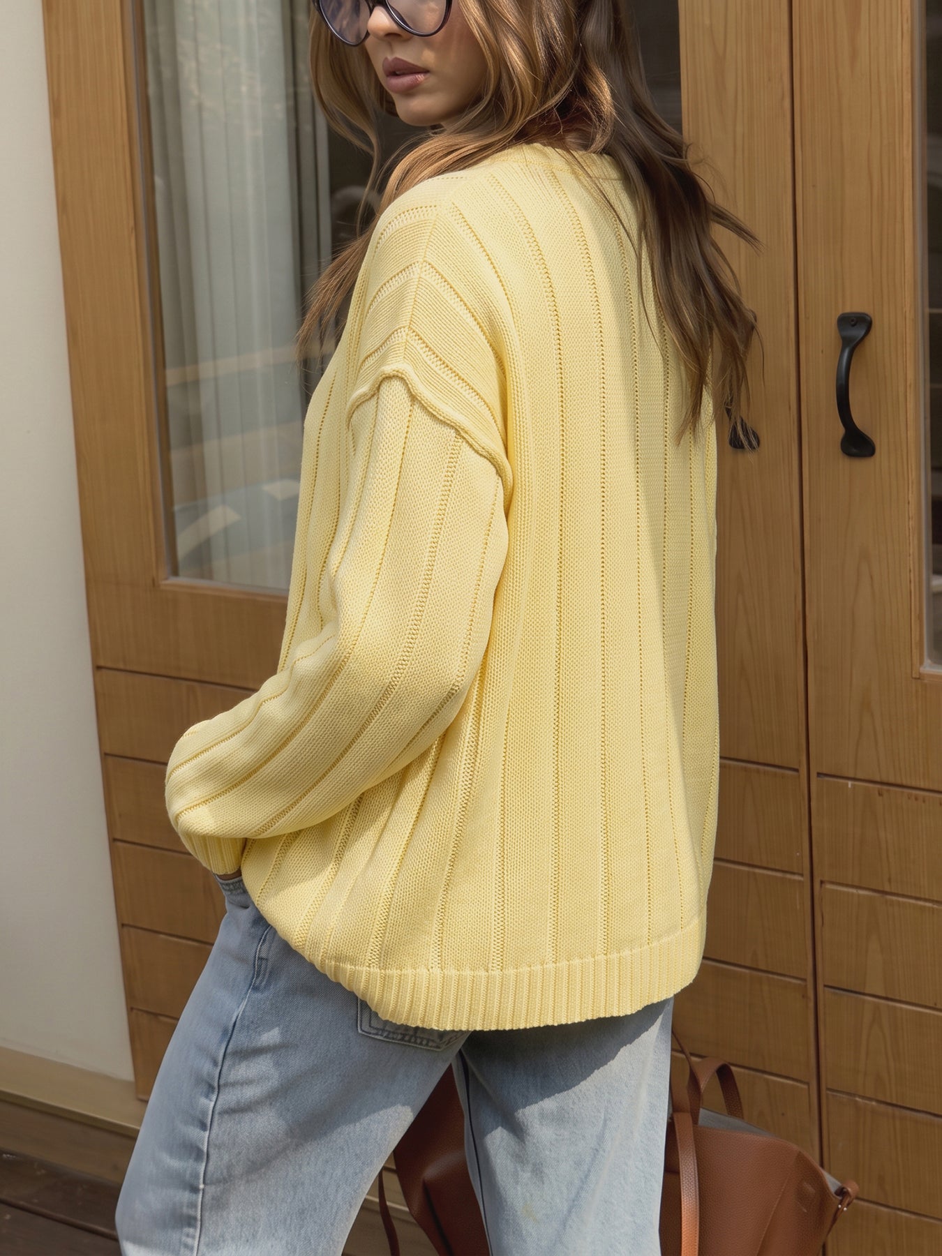 Cozy Ribbed Knit Button Cardigan