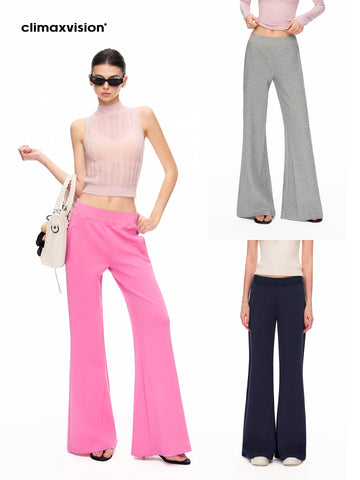 Comfy Low Rise Wide Leg Pants