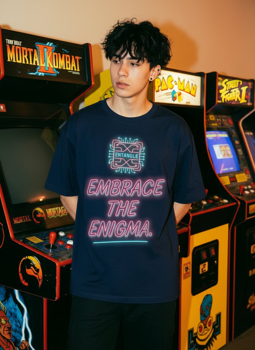 Oversized Graphic Neon Print T-Shirt