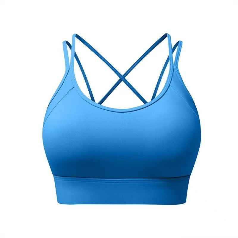 Sexy Crisscross Back Sports Bra