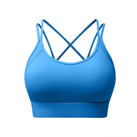 Sexy Crisscross Back Sports Bra