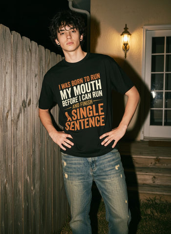 Funny Sarcastic Graphic Mens T-Shirt