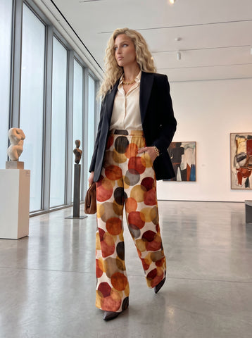 Mahlet B's Abstract Circle Print Pants