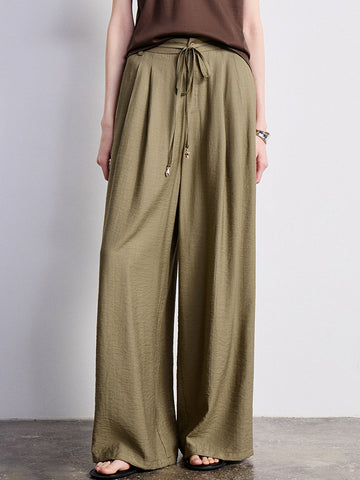 TOYOUTH Drawstring Waist Lightweight Casual Pants