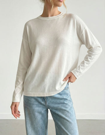 Lon Sleeves Loose Fit Soft Touch Basic T-Shirt