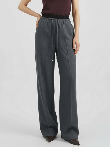 Drawstring Side Pockets Trousers