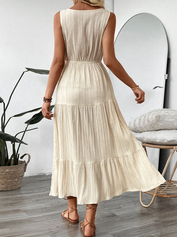 Tiered Ruffle Summer Maxi Dress
