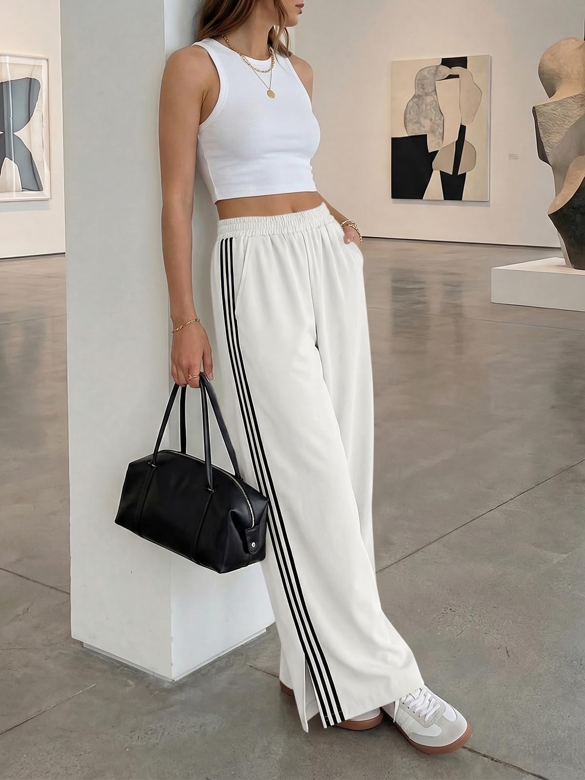 Drapey Loose Fit Casual Pants