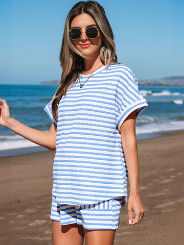 Relaxed Fit Pocket Detail Short Set