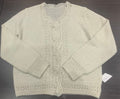 Crochet Trim Button Down Cardigan