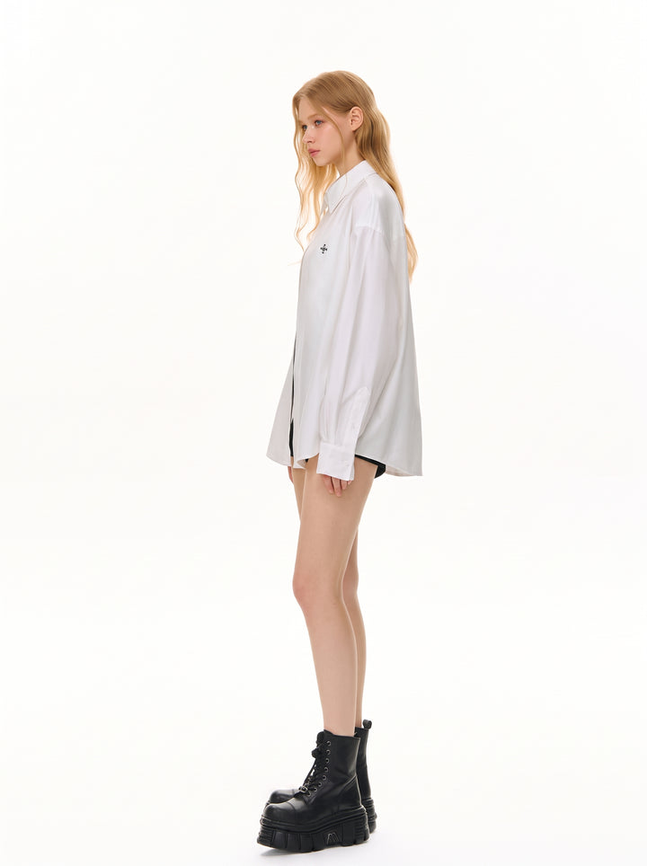 Oversized Casual Button Down Shirt