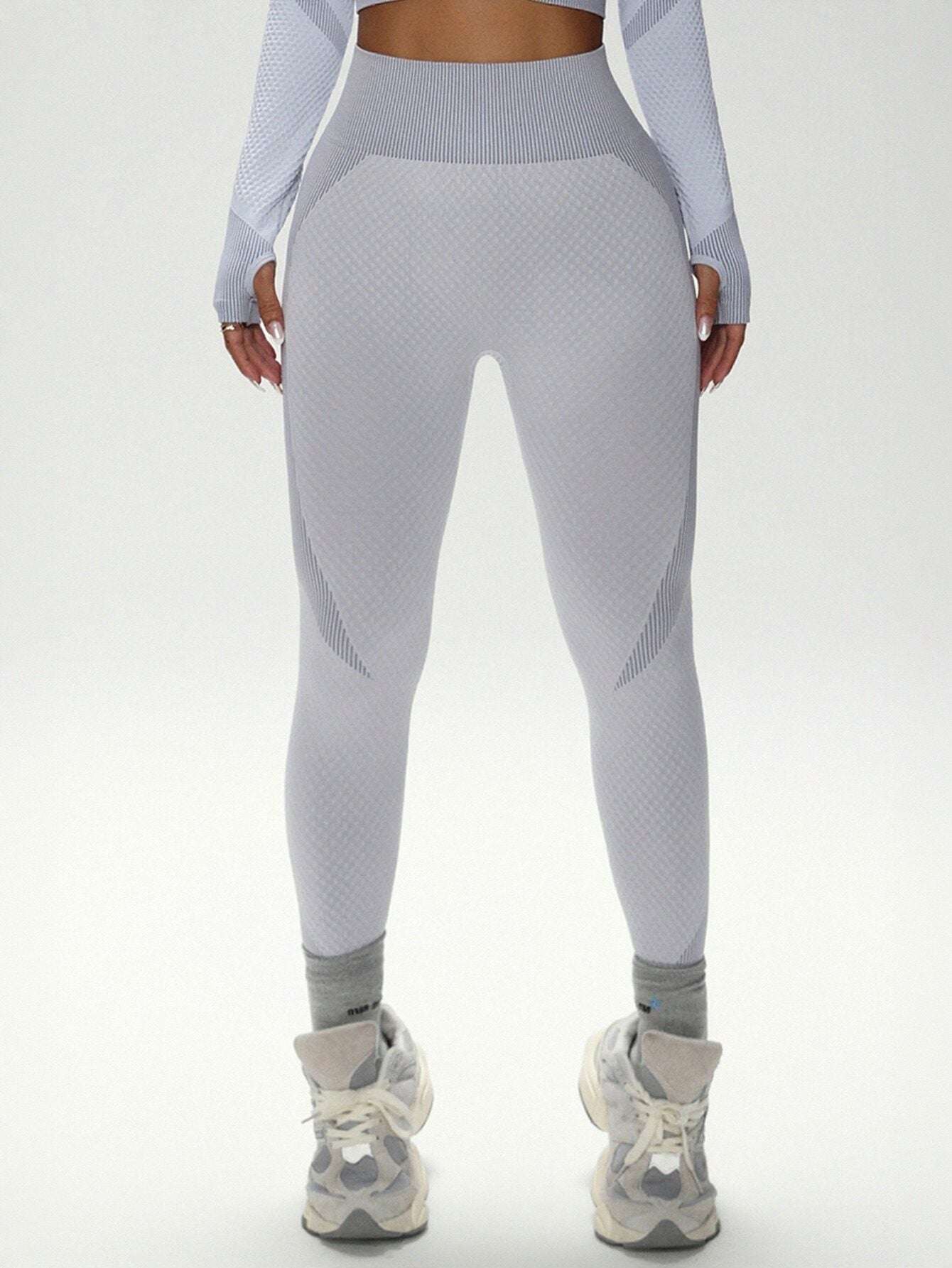 Side-Stripe High-Waisted Sporty Yoga Pants-Multicolor