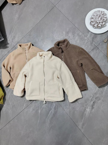 Cozy Fleece Zip Up Jacket