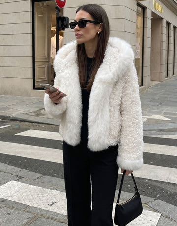 Cozy Plush Faux Fur Jacket