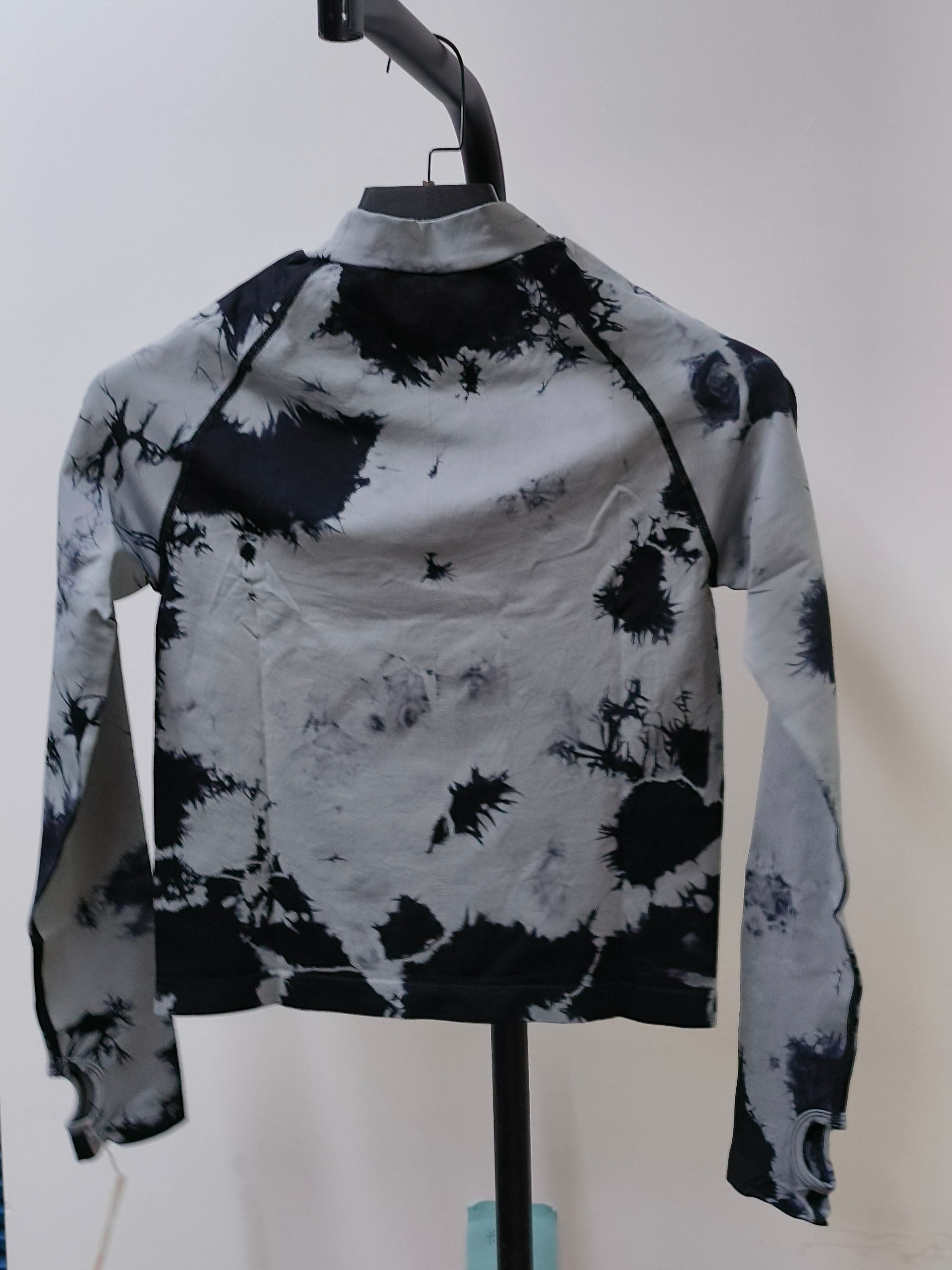 Seamless Tie Dye Mock Neck Top