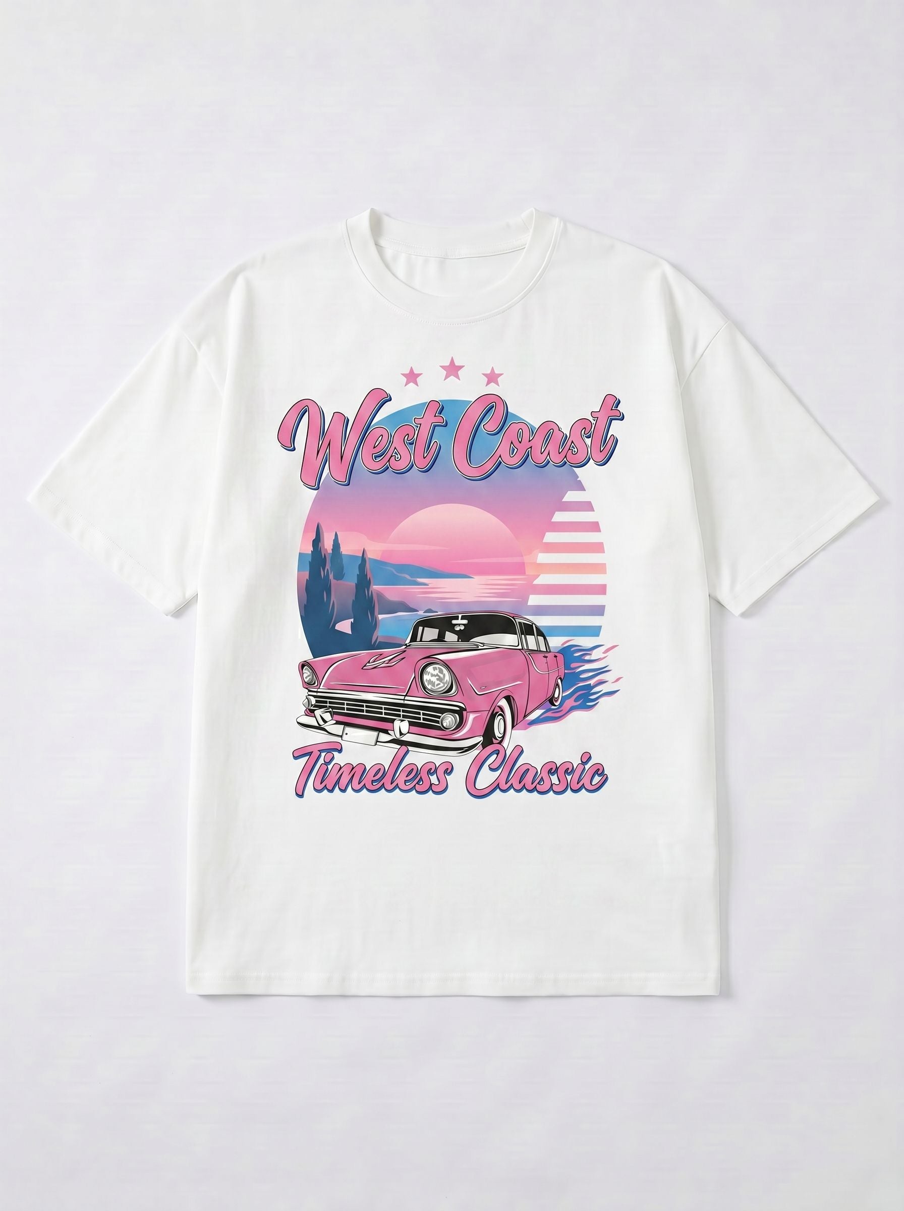 Vintage Retro Car Graphic T-Shirt