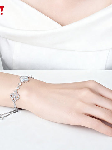 Dainty Floral Mother Of Pearl Bracelet
