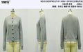 Soft Crewneck Button Down Cardigan