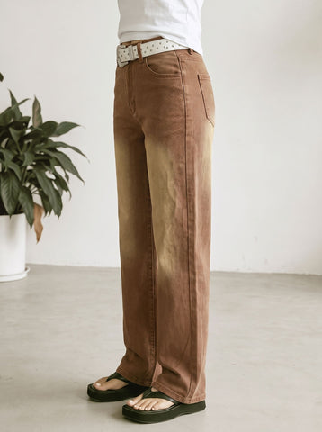 Vintage Brown High Waisted Jeans