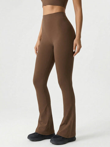 Flare-Leg Statement Yoga Pants