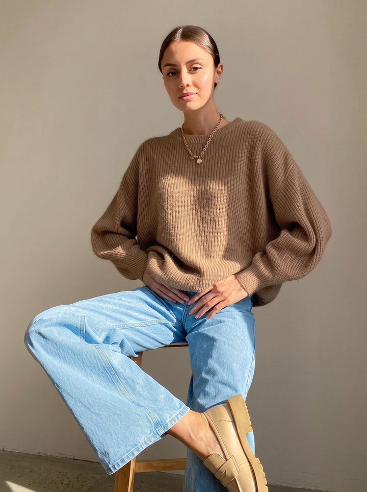 Cozy Soft Fuzzy Oversized Pullover Sweater