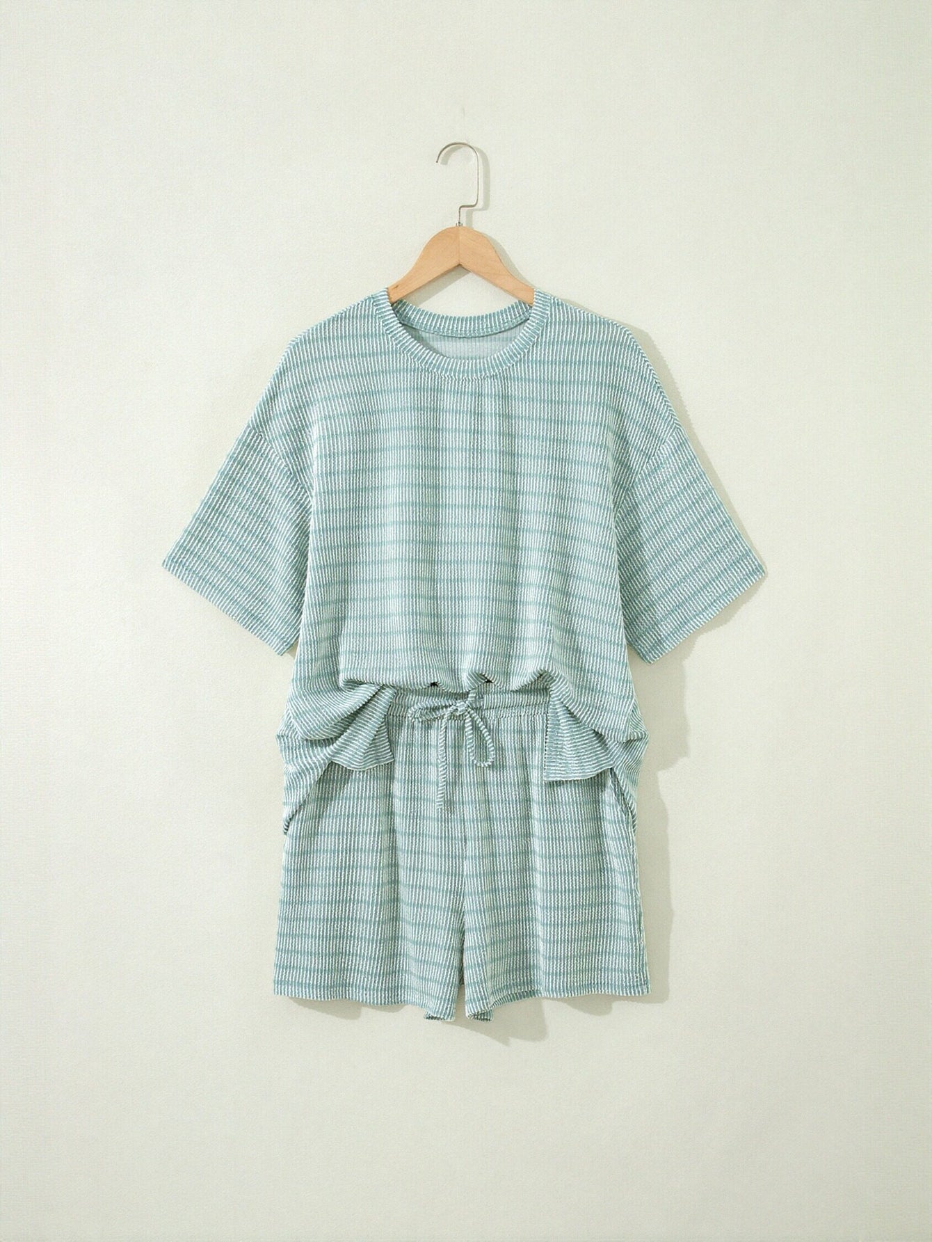 Cozy Ribbed Knit Short Set
