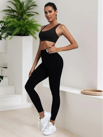 Strappy Back Supportive Yoga Tank