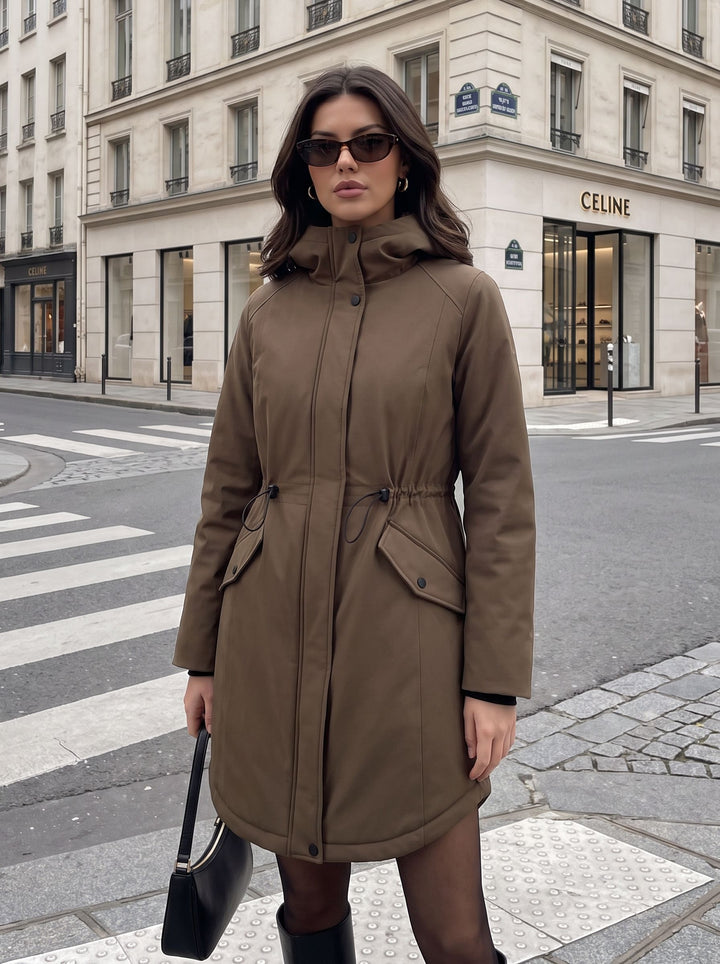 Waterproof Hooded Utility Parka Jacket