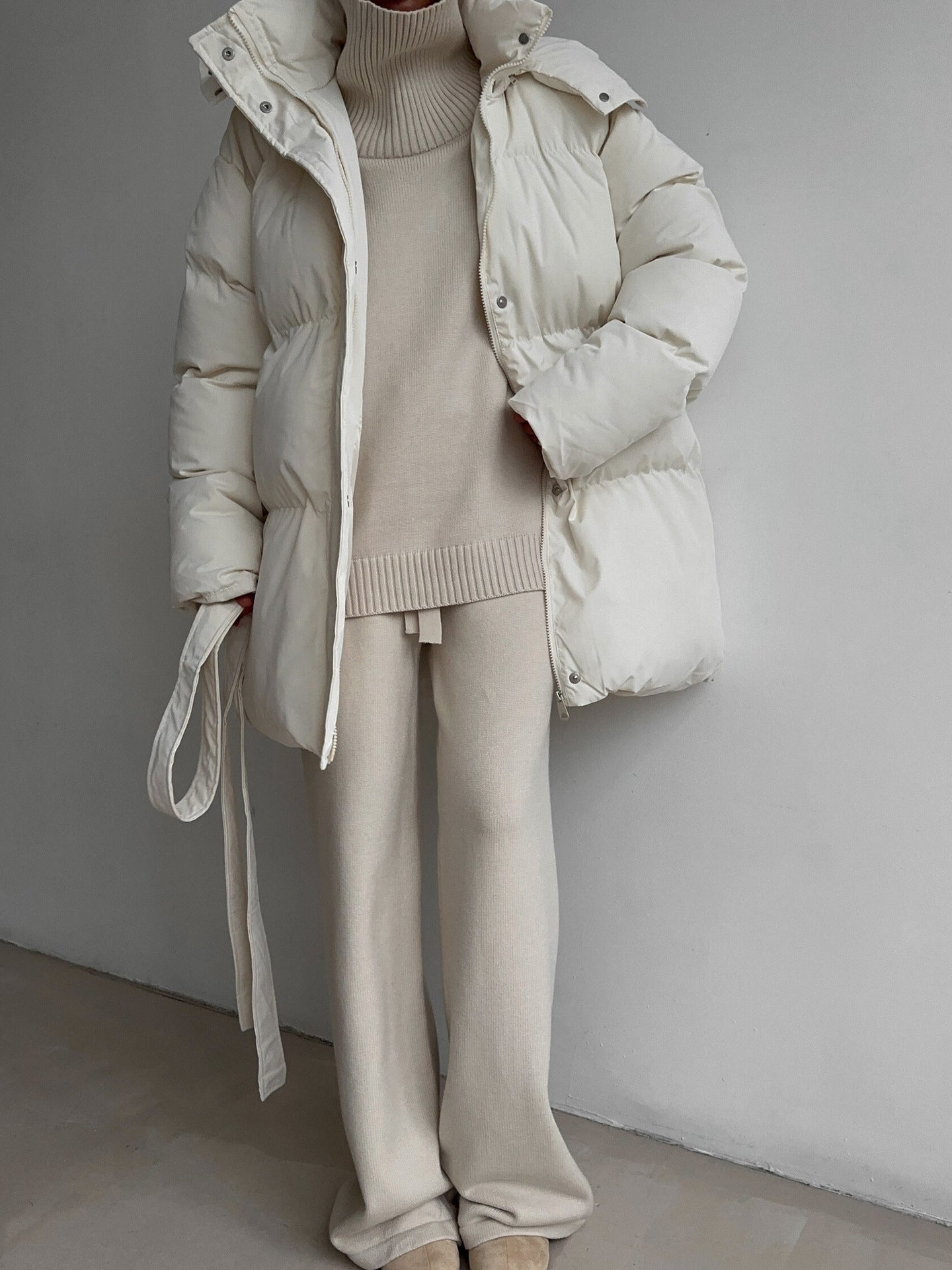 Oversized Puffer Hooded Winter Jacket