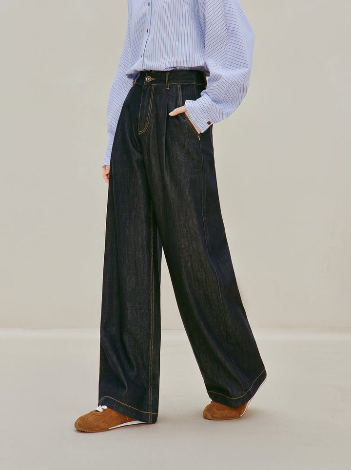 High Waisted Wide Leg Jeans