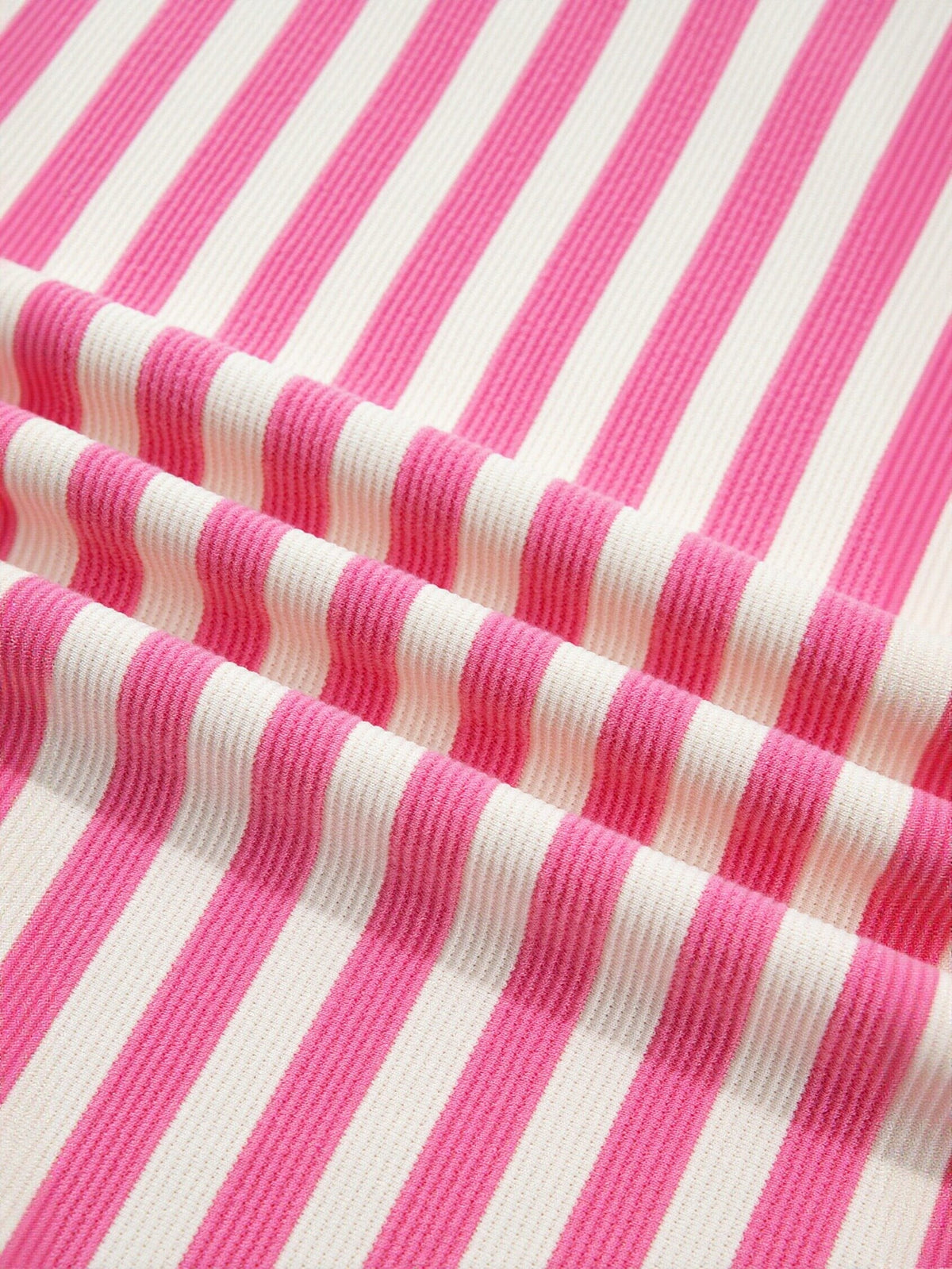 Casual Striped Contrast Trim T Shirt