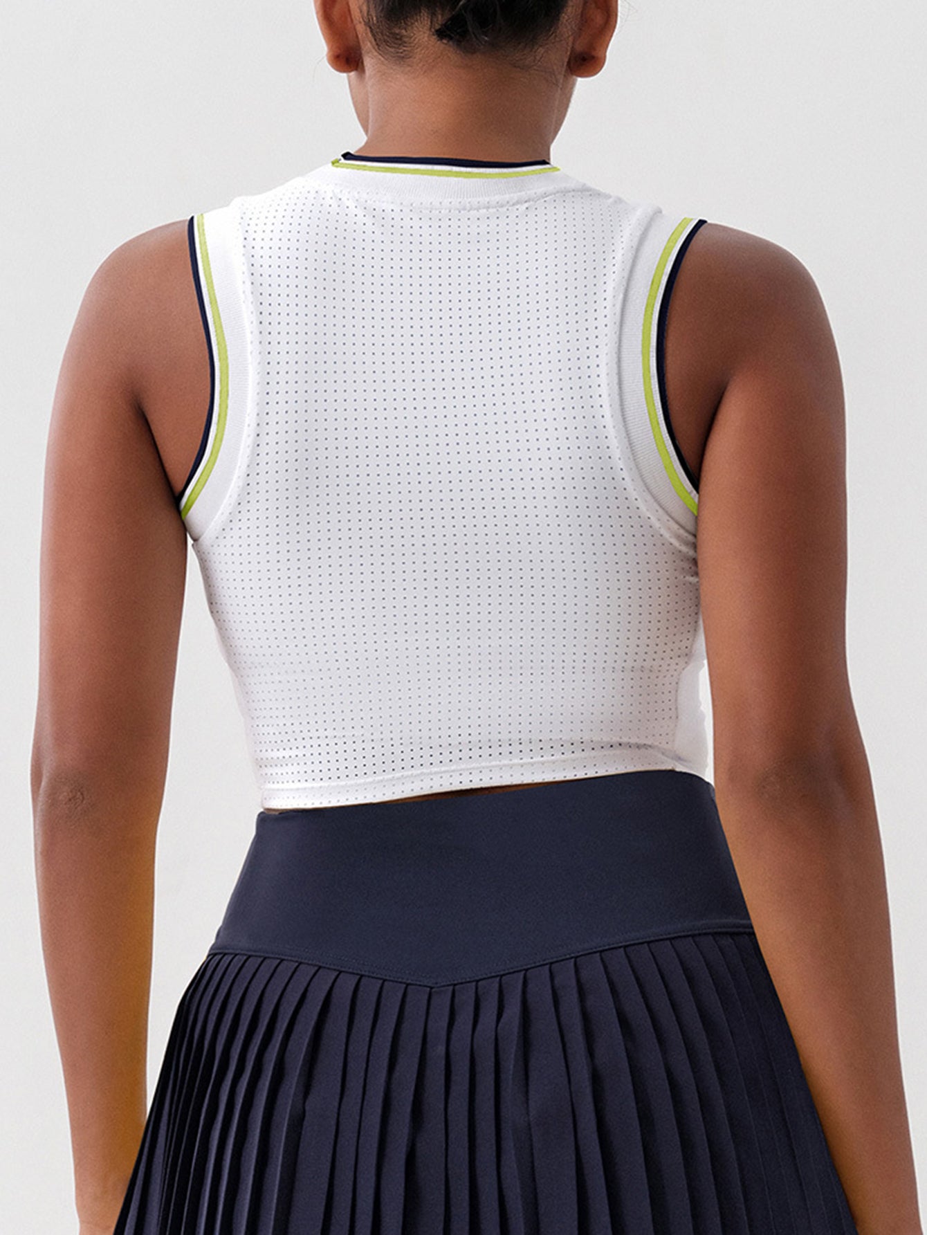 Athletic Cropped Racerback Yoga Tank
