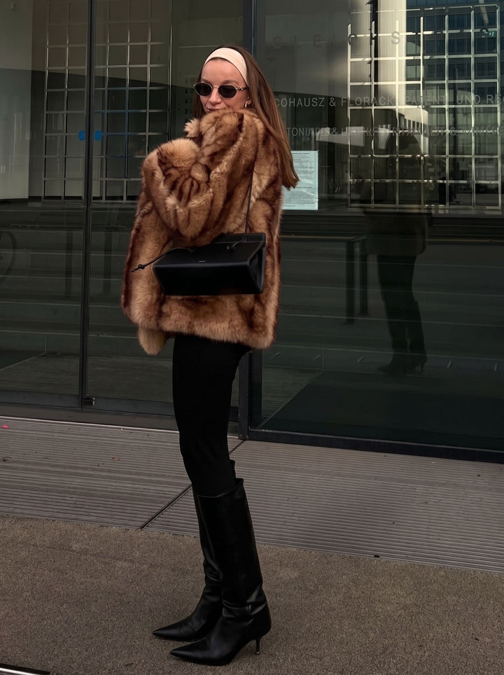 Luxury Plush Oversized Faux Fur Coat