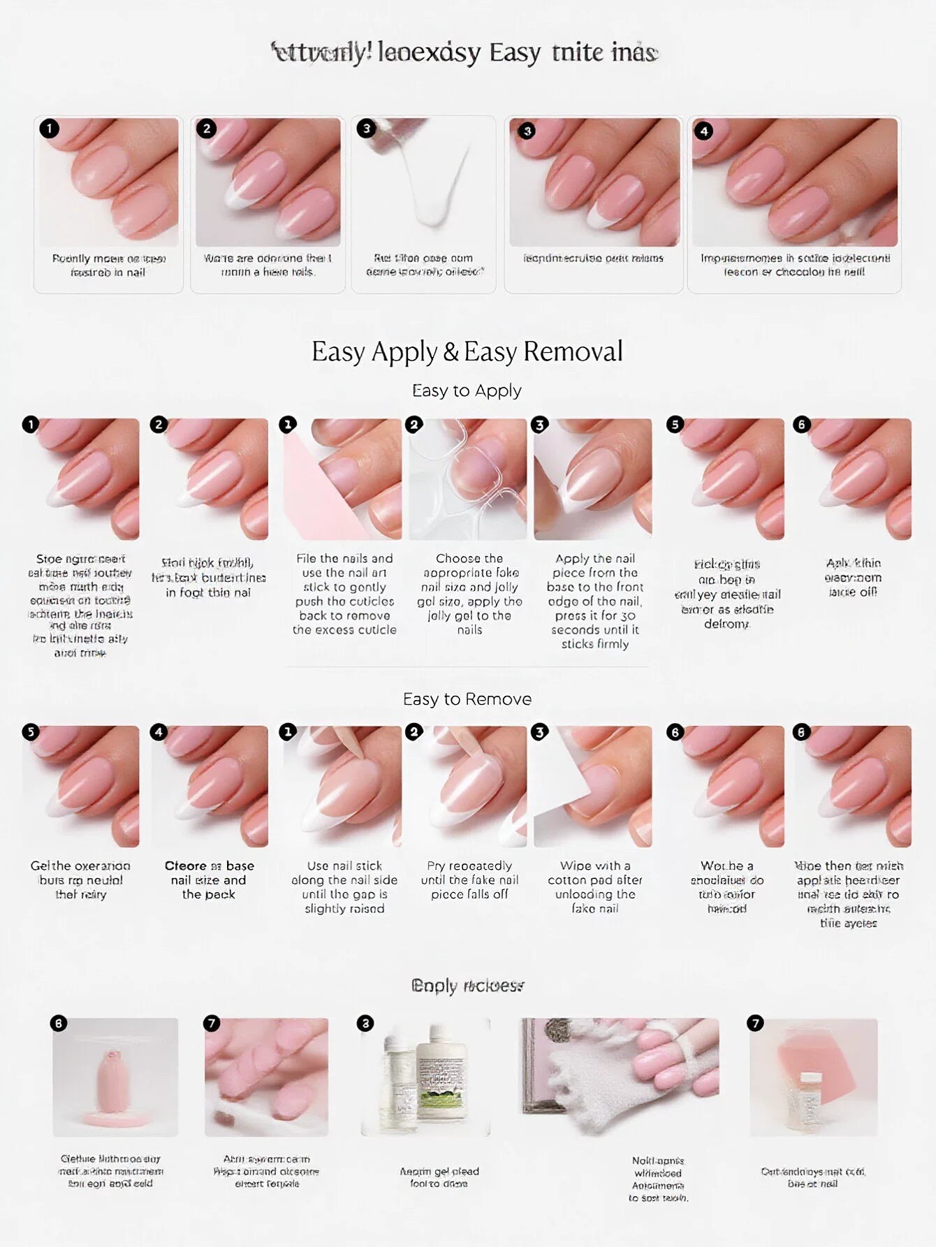 Glossy Pearl Almond Press On Nails
