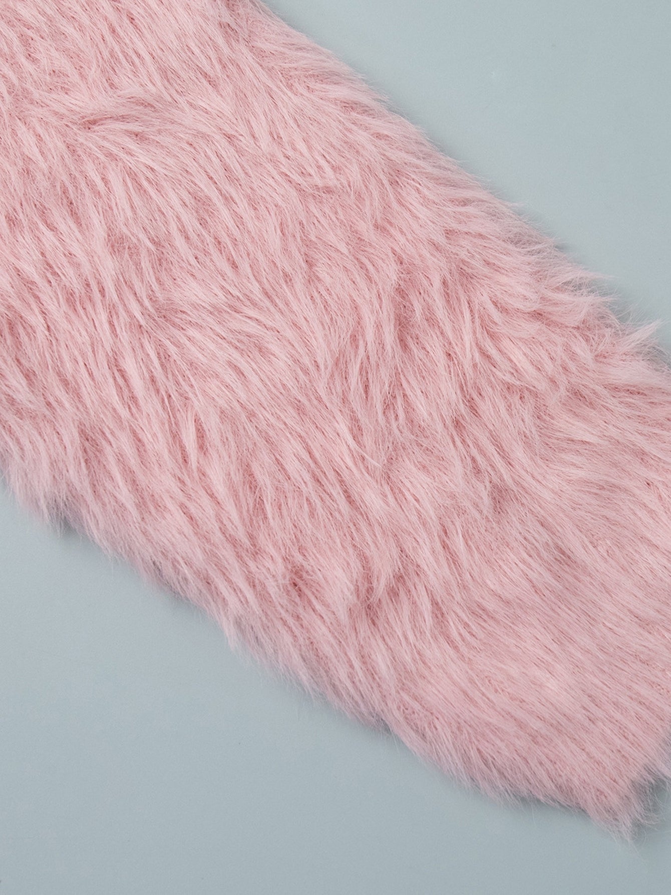Fuzzy Cropped Button Cardigan Sweater
