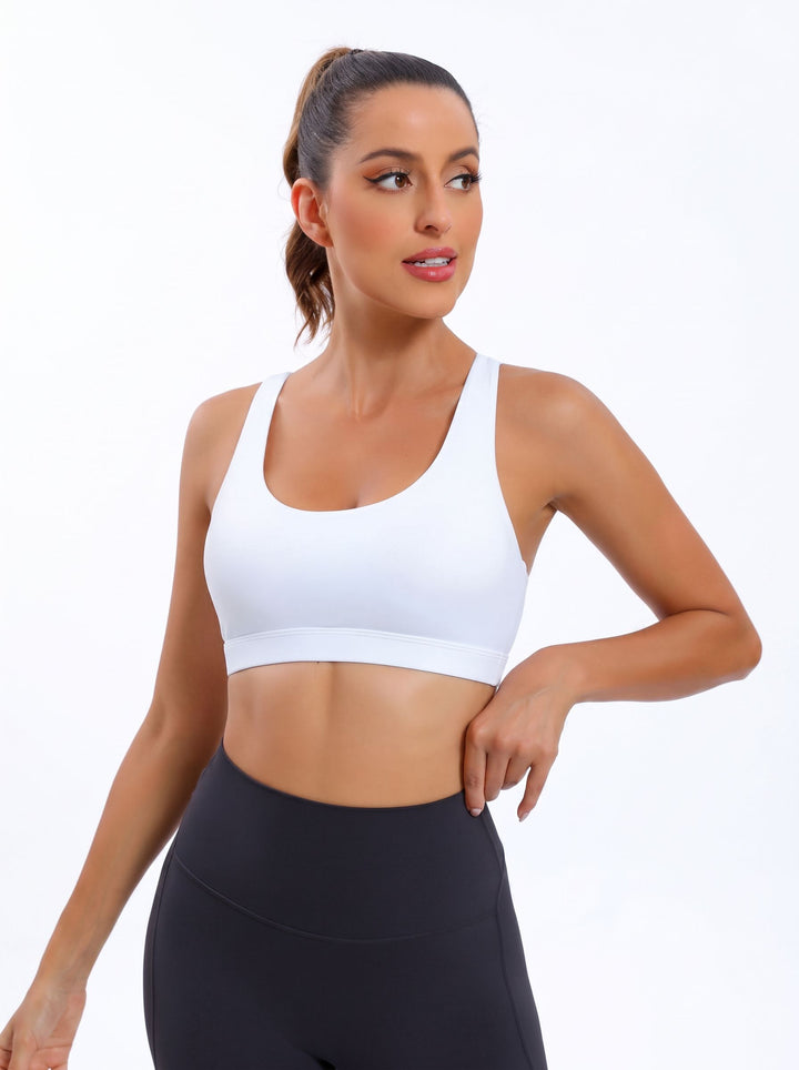Strappy Back Supportive Sports Bra